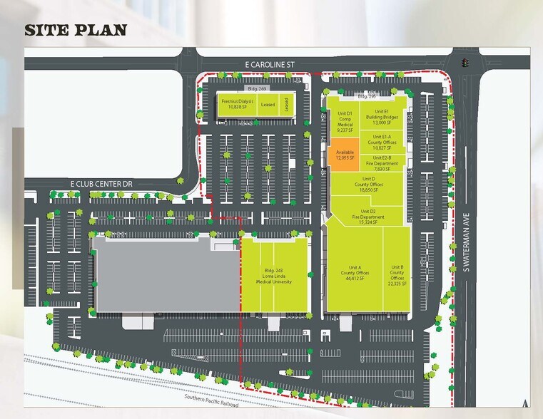 295 E Caroline St, San Bernardino, CA à louer - Plan de site – Image 2 sur 3