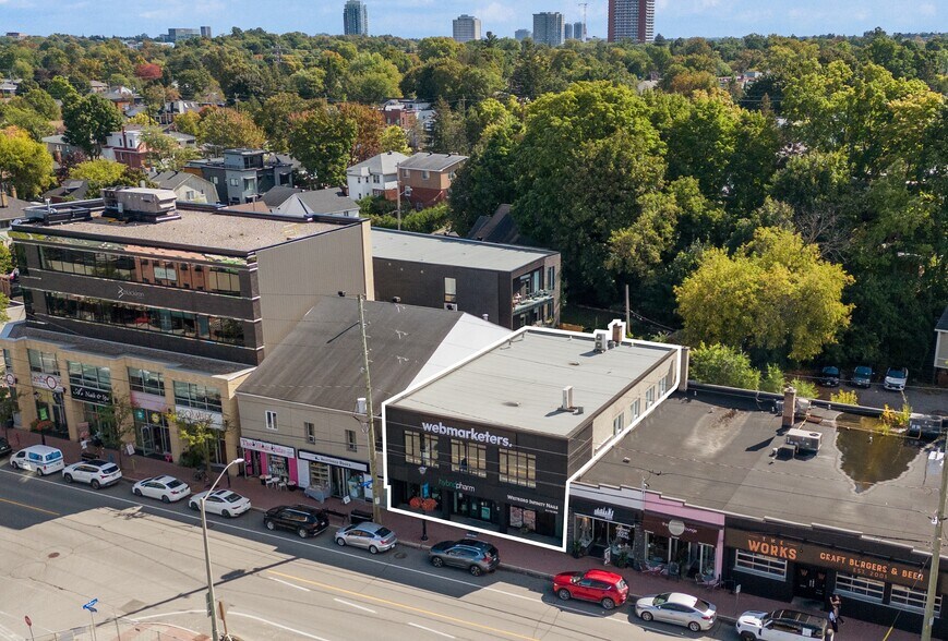 318-320 Richmond Rd, Ottawa, ON à louer - Aérien – Image 2 sur 5