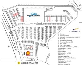 12312-12320 Barker Cypress Rd, Cypress, TX à louer Plan de site– Image 1 sur 2