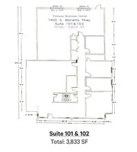 1400 S Marietta Pky SE, Marietta, GA à louer Plan d’étage– Image 1 sur 1