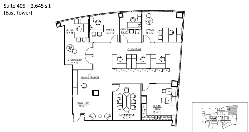 5000 Birch St, Newport Beach, CA à louer Plan d’étage– Image 1 sur 1