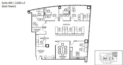 5000 Birch St, Newport Beach, CA à louer Plan d’étage– Image 1 sur 1