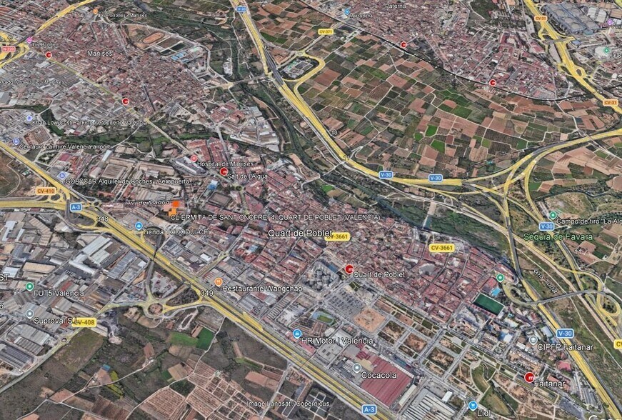 Terrain dans Quart de Poblet, Valencia à vendre - Aérien – Image 3 sur 4