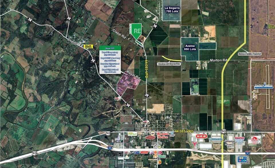 3313 FM 362, Pattison, TX à vendre - Aérien – Image 2 sur 5