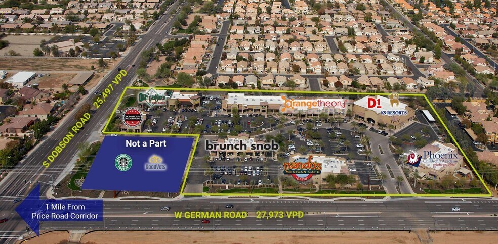 S Dobson Rd, Chandler, AZ à louer - Aérien – Image 2 sur 12