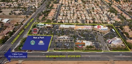 S Dobson Rd, Chandler, AZ - VUE AÉRIENNE  vue de carte