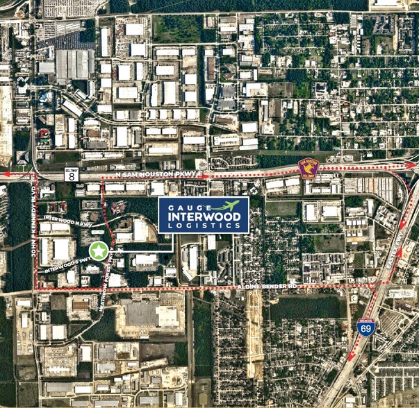 3955 Interwood Pky S, Houston, TX à louer - Aérien – Image 2 sur 2