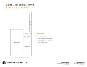 6005 Jefferson Hwy, New Orleans, LA à louer Plan de site– Image 1 sur 1