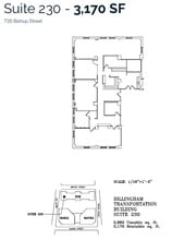 733 Bishop St, Honolulu, HI à louer Plan d’étage– Image 1 sur 1