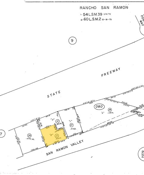 2210 San Ramon Valley Blvd, San Ramon, CA à vendre - Plan cadastral – Image 2 sur 5
