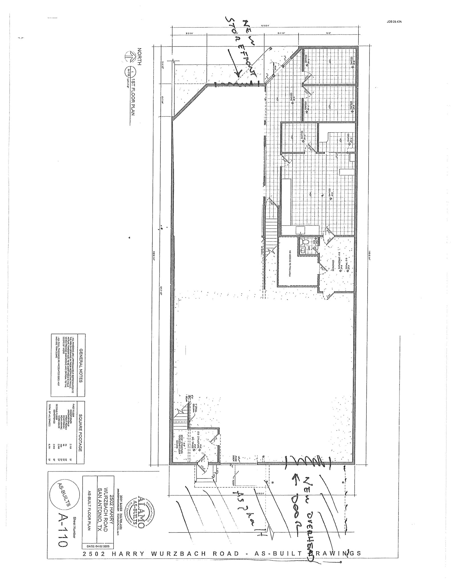 2502 Harry Wurzbach Rd, San Antonio, TX à louer Plan de site– Image 1 sur 14