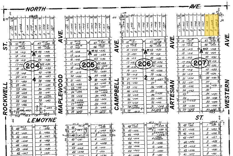 2401-2409 W North Ave, Chicago, IL à louer - Plan cadastral – Image 2 sur 2