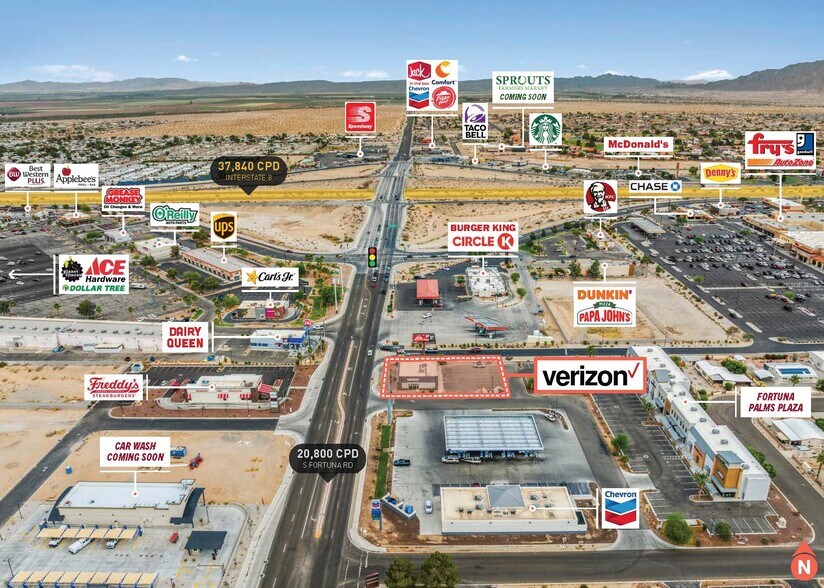 11345 S Fortuna Rd, Yuma, AZ à vendre - Photo de l’immeuble – Image 2 sur 5