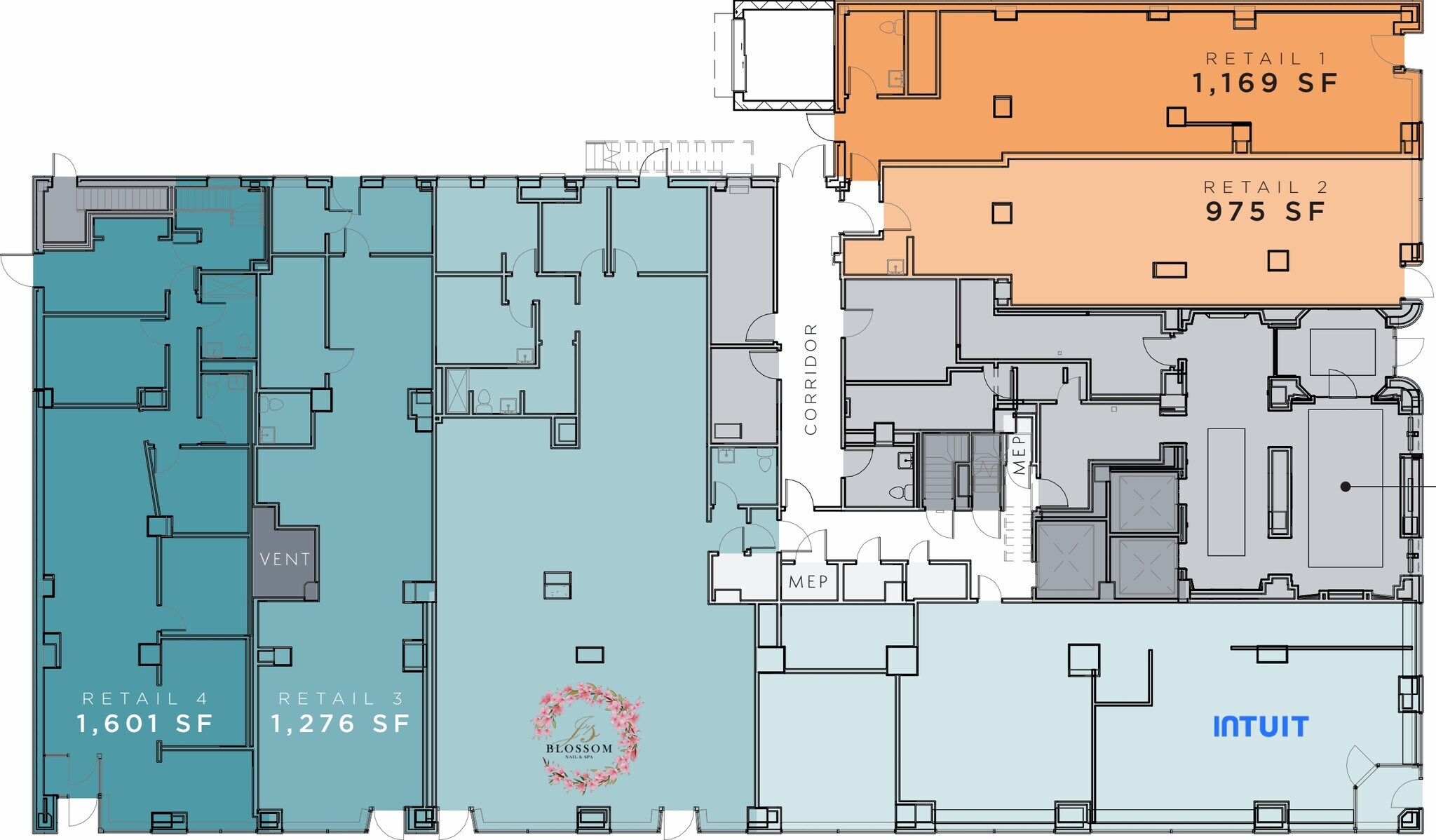 1100 N Dearborn St, Chicago, IL à louer Plan d’étage– Image 1 sur 1