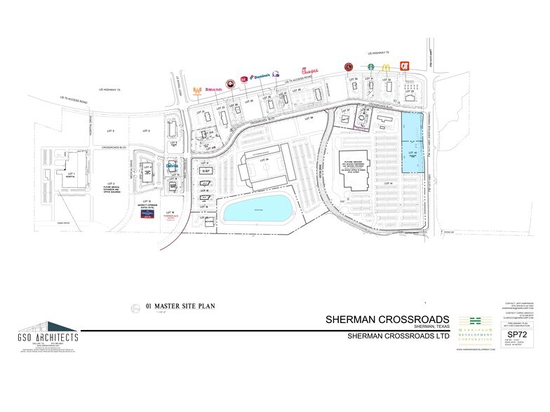 NWC US Hwy. 75 and FM 1417, Sherman, TX à vendre - Plan de site – Image 3 sur 3