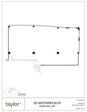 50 Minthorn Blvd, Markham, ON à louer Plan de site– Image 1 sur 1