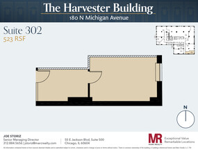 180 N Michigan Ave, Chicago, IL à louer Plan d’étage– Image 1 sur 4