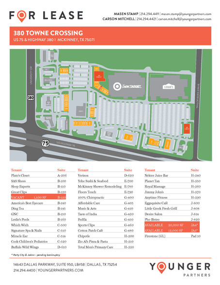 2050 W University Dr, McKinney, TX à louer - Plan de site – Image 3 sur 3