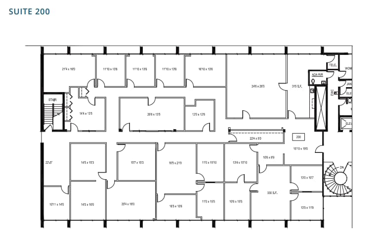 4070 Boulevard Center Dr, Jacksonville, FL à louer Plan d’étage– Image 1 sur 1