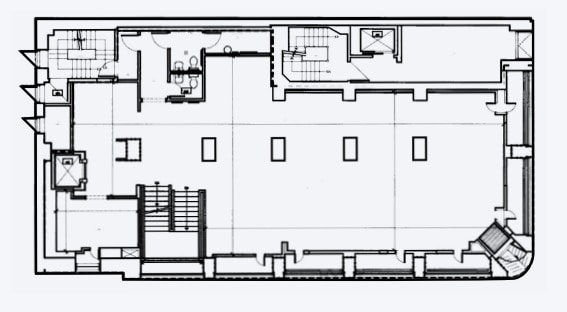 1220-1224 Rue Sainte-Catherine O, Montréal, QC à louer Plan d’étage– Image 1 sur 1
