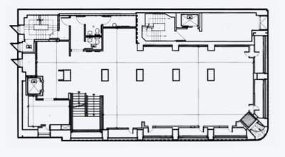1220-1224 Rue Sainte-Catherine O, Montréal, QC à louer Plan d’étage– Image 1 sur 1