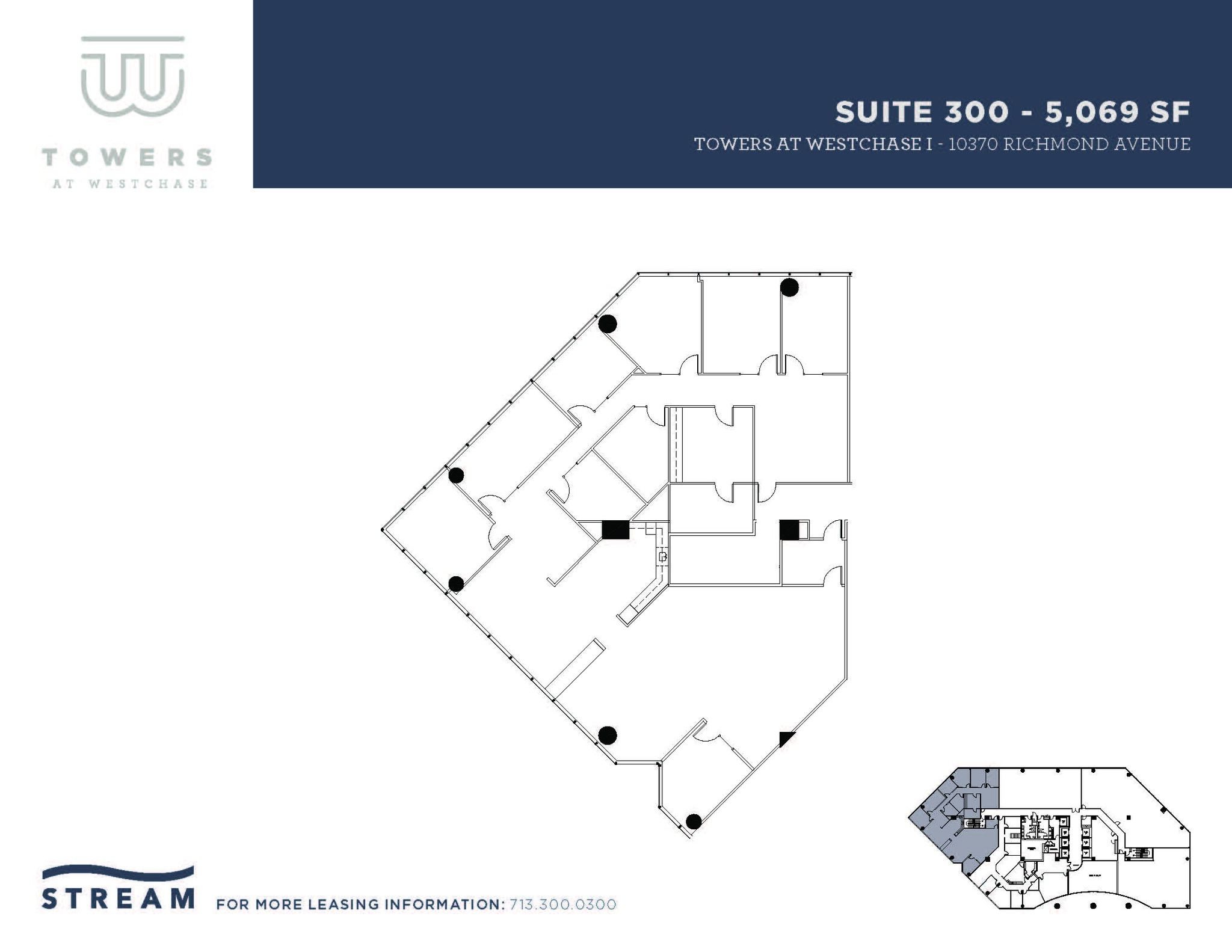 10370 Richmond Ave, Houston, TX à louer Plan d’étage– Image 1 sur 2