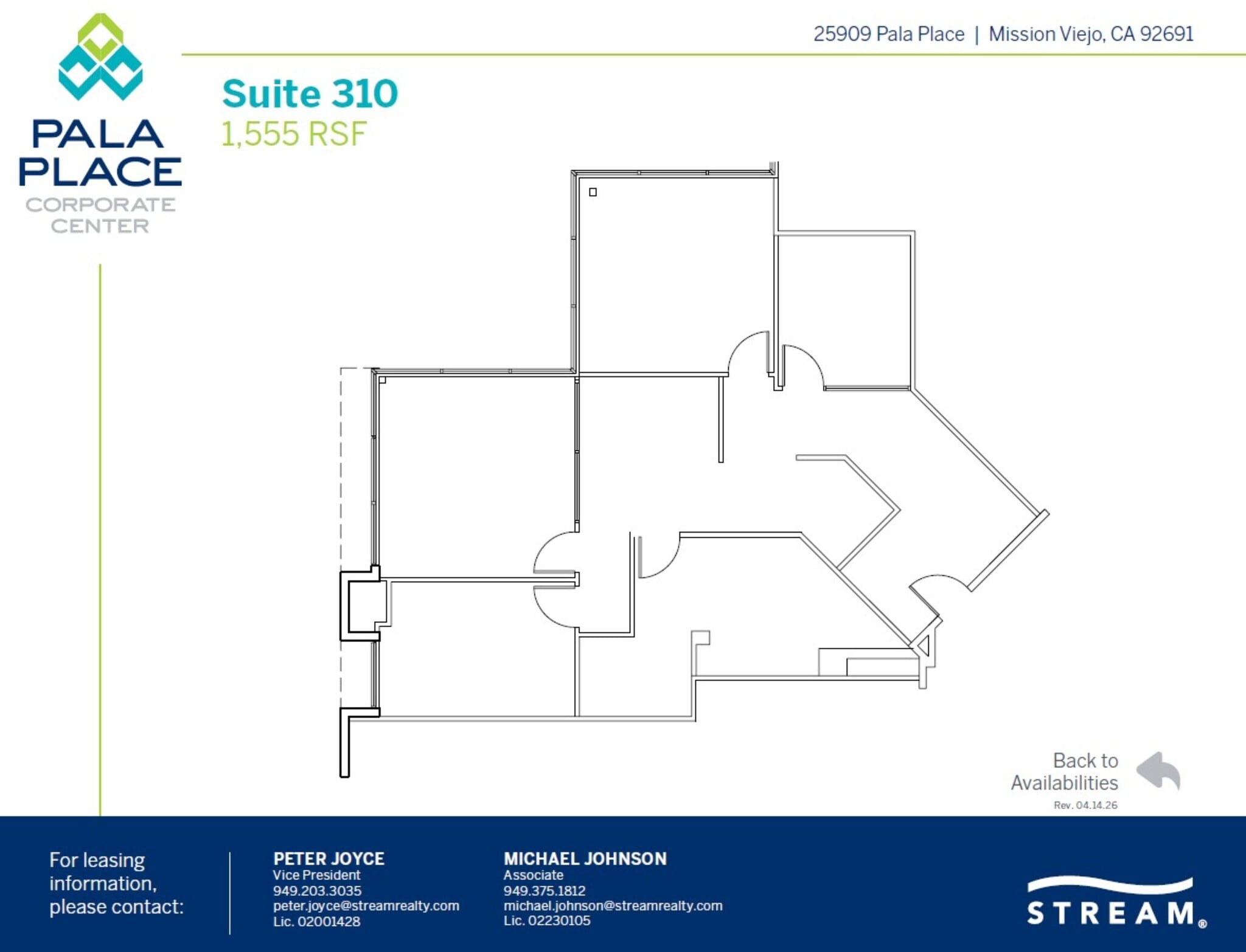 25909 Pala Pl, Mission Viejo, CA à louer Plan d’étage– Image 1 sur 1