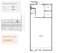 7059-7077 1/2 Vineland Ave, North Hollywood, CA à louer Plan d’étage– Image 1 sur 1