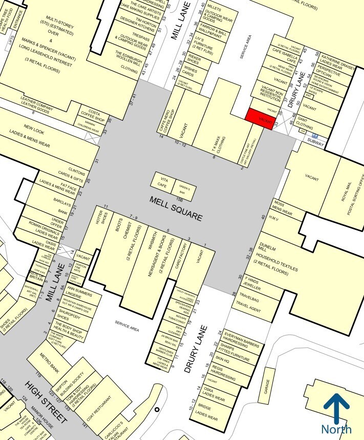 Drury Ln, Solihull à louer Plan d’étage– Image 1 sur 5