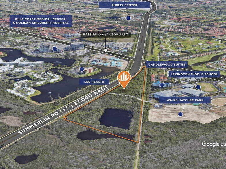 Summerlin Road, Fort Myers, FL à vendre - Aérien – Image 2 sur 3
