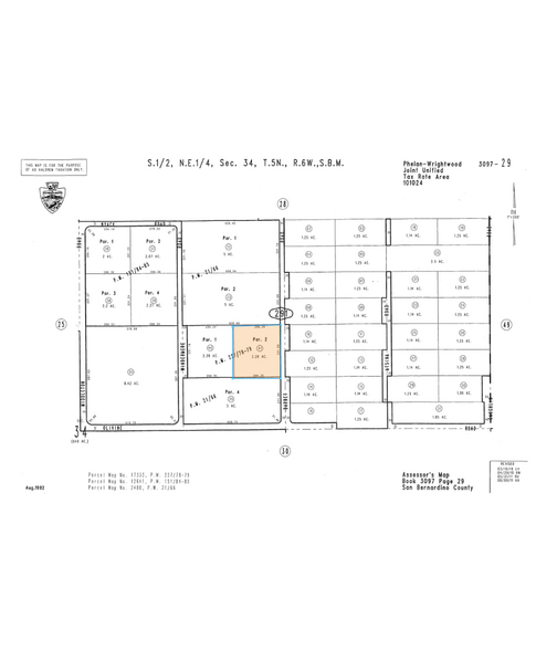 0 Barbet Road, Phelan, CA à vendre - Plan cadastral – Image 3 sur 3