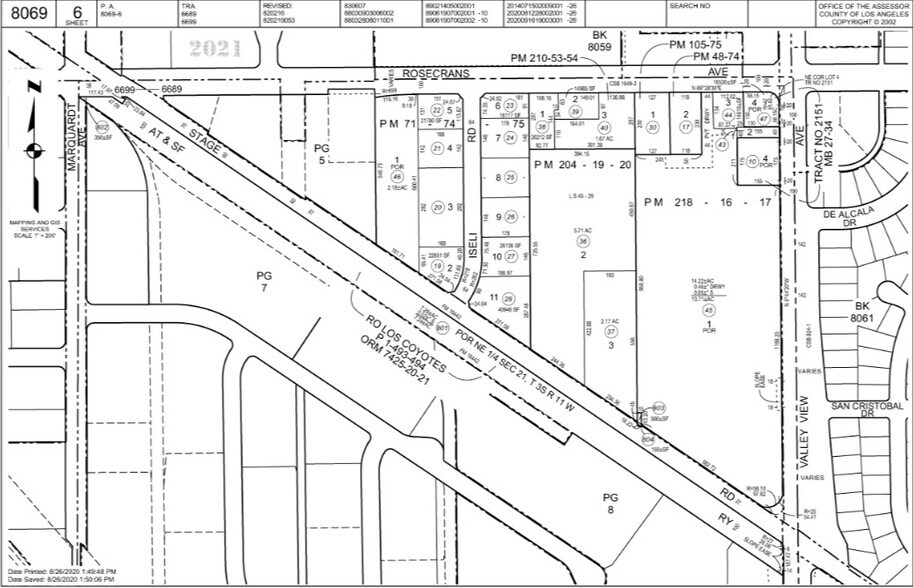 14515 Valley View Ave, Santa Fe Springs, CA à louer - Plan cadastral – Image 3 sur 3