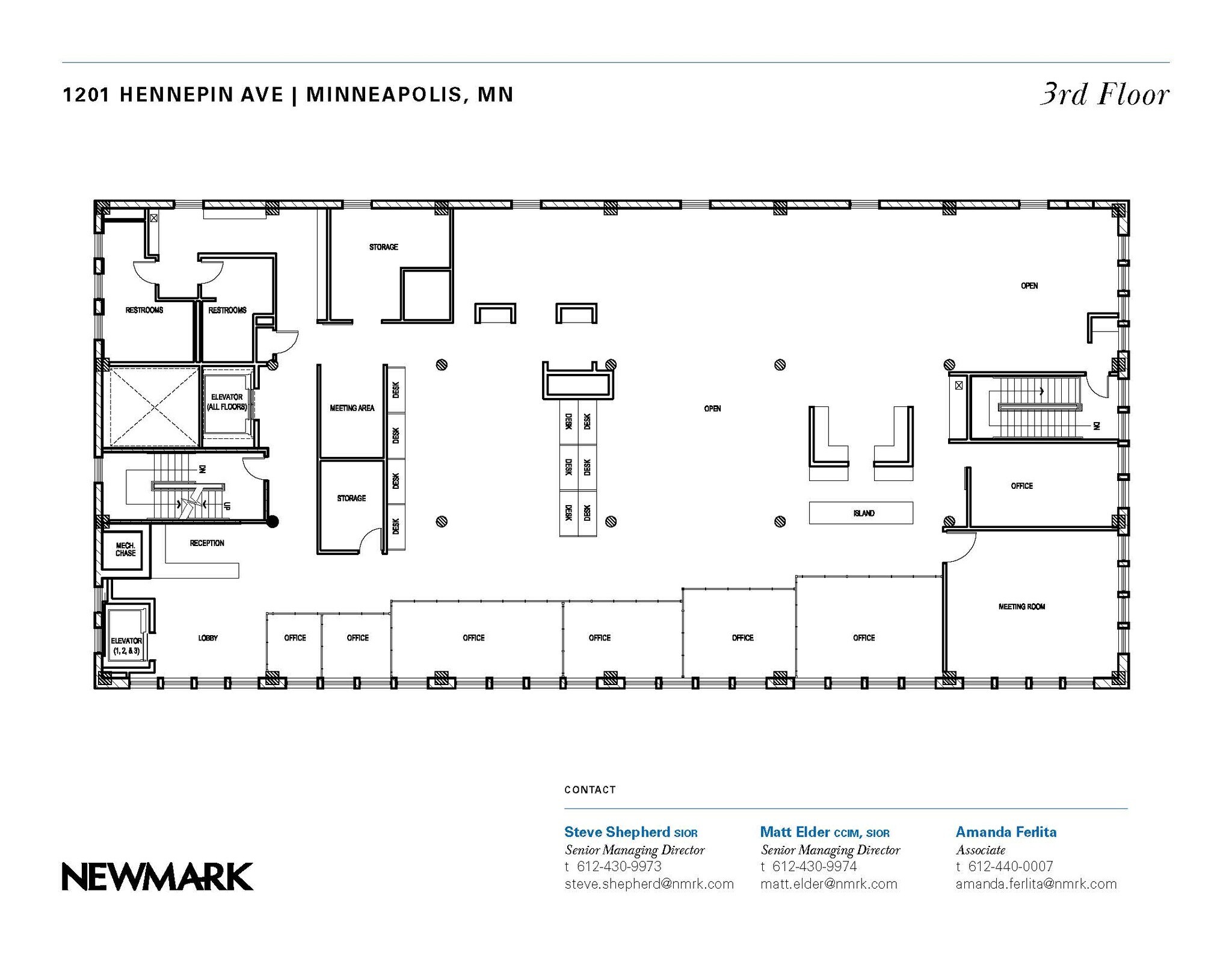1201 Hennepin Ave, Minneapolis, MN à louer Plan d’étage– Image 1 sur 1