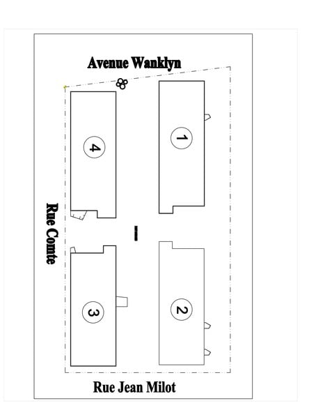 9361 Rue Wanklyn, Montréal, QC à louer - Plan de site – Image 2 sur 6