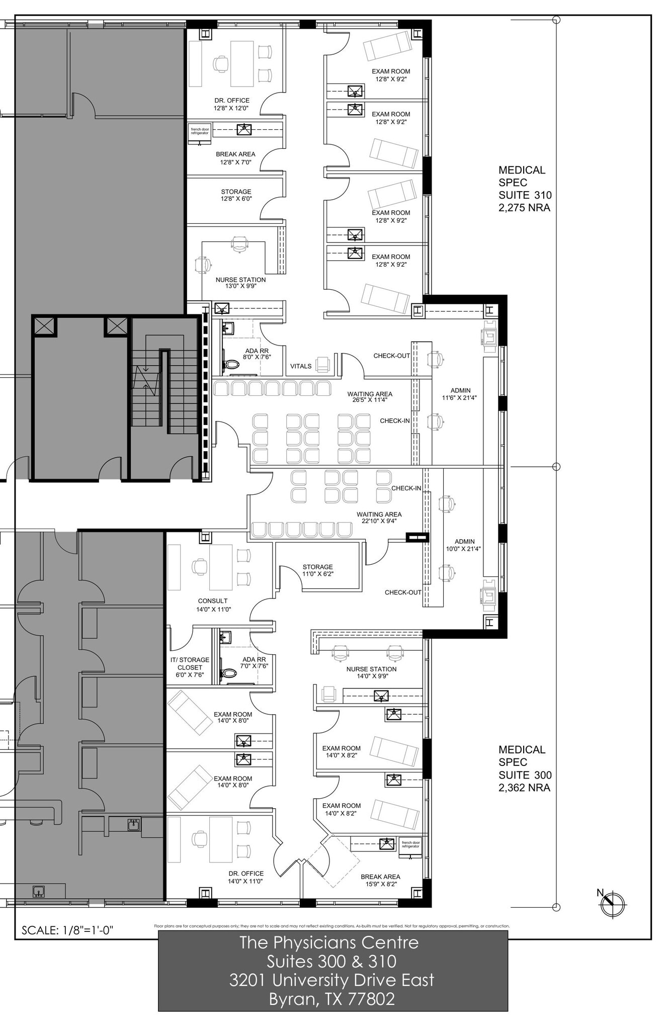 3201 University Dr E, Bryan, TX à louer Plan d’étage– Image 1 sur 1