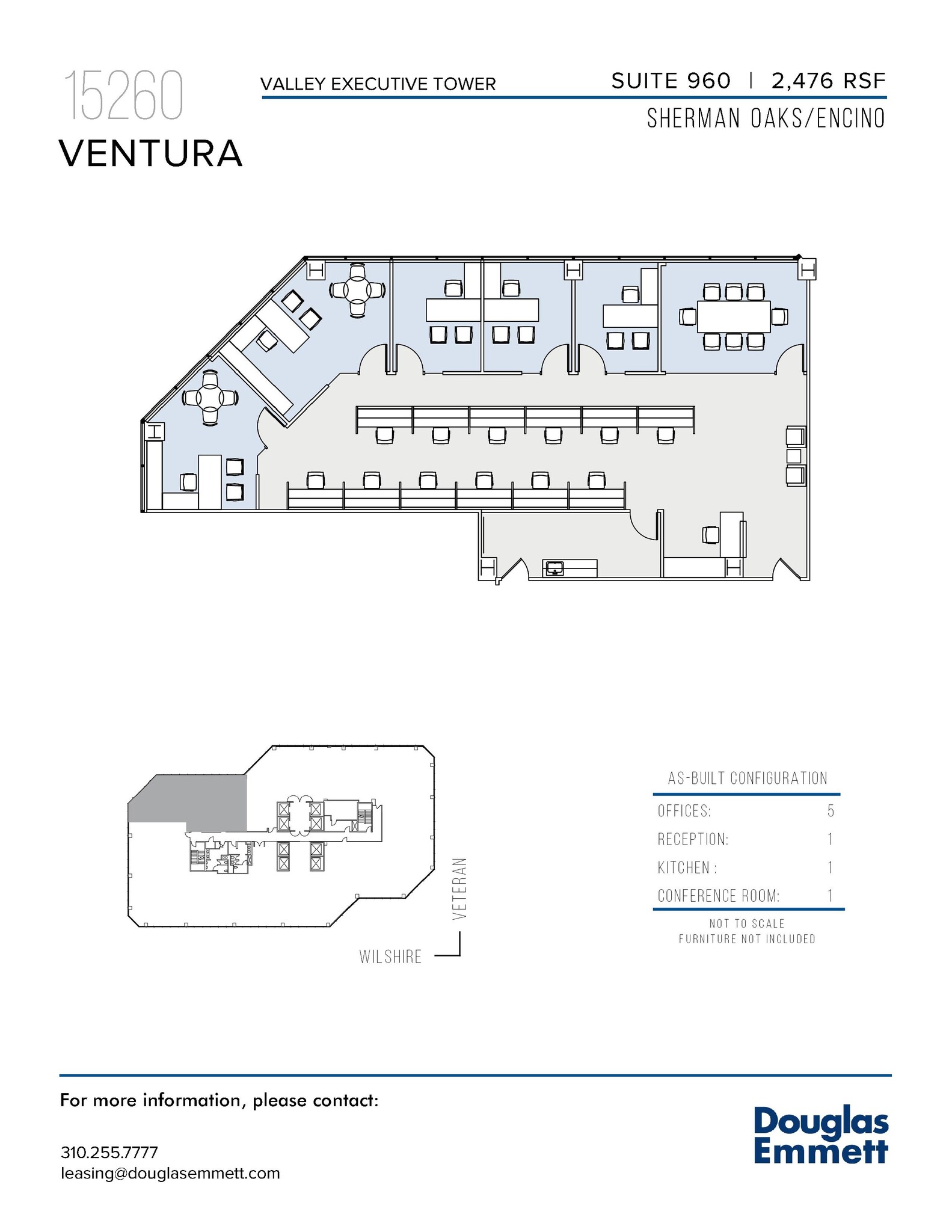 15260 ventura Blvd, Sherman Oaks, CA à louer Plan d’étage– Image 1 sur 1