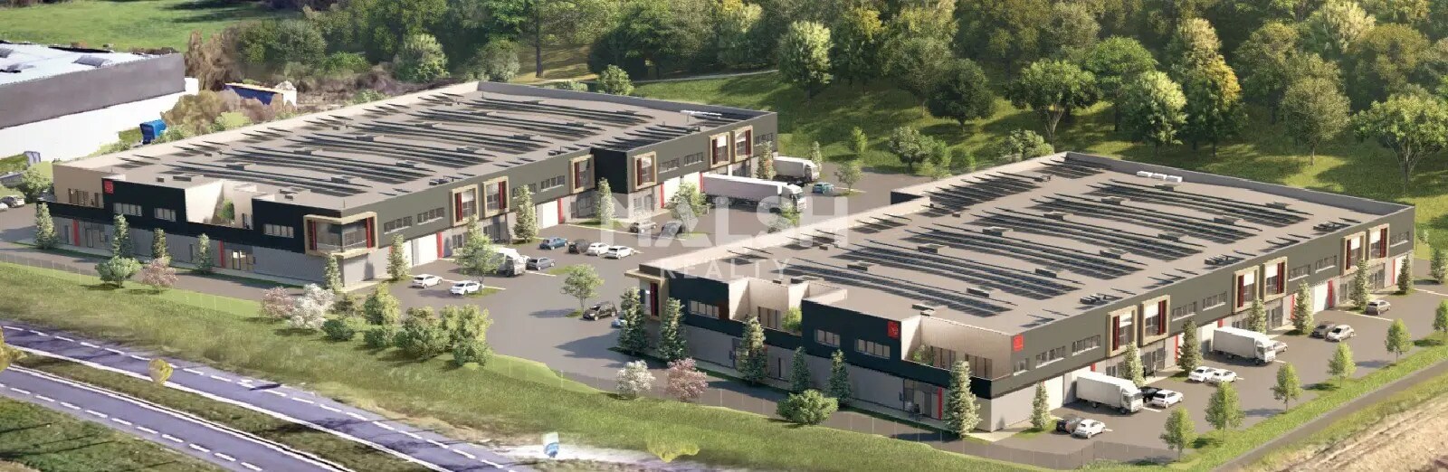 Local d’activités dans Saint-Laurent-de-Mure à louer Photo de l’immeuble– Image 1 sur 3