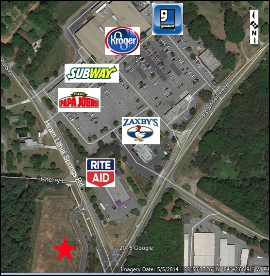 Brownsville Rd & Hiram Lithia Springs Rd, Powder Springs, GA à vendre - Plan cadastral – Image 2 sur 3