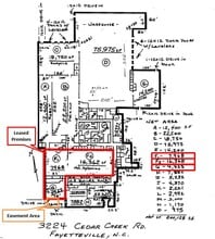 3224 Cedar Creek Rd, Fayetteville, NC à louer Plan d’étage– Image 1 sur 2