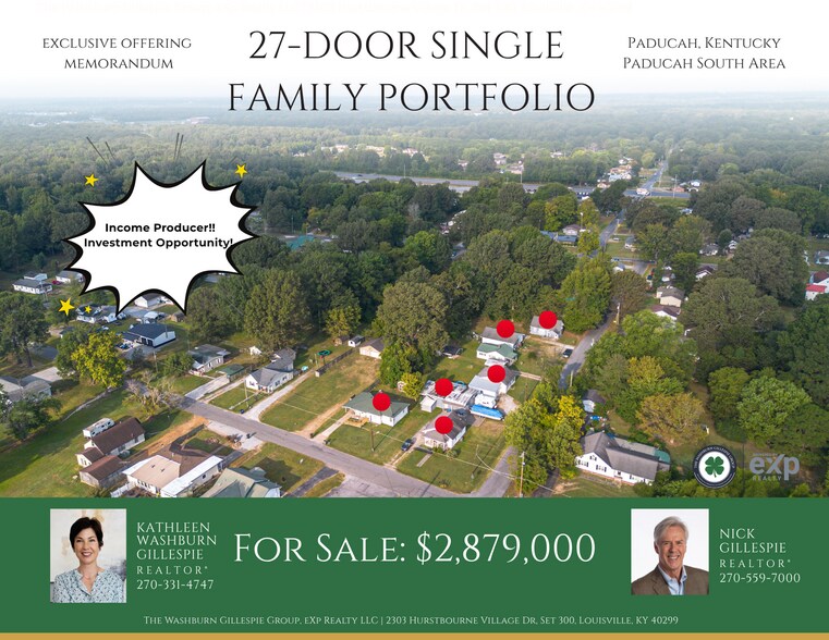 27-Door SF Portfolio, Paducah KY portefeuille de 1 biens à vendre sur LoopNet.fr - Photo de l’immeuble – Image 1 sur 14