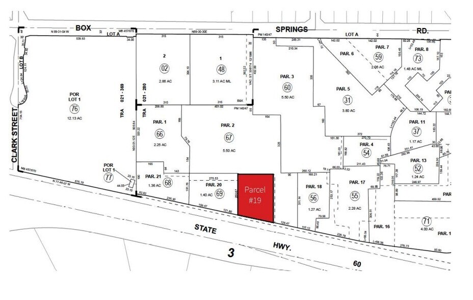 12125 Day St, Moreno Valley, CA à vendre - Plan cadastral – Image 3 sur 5
