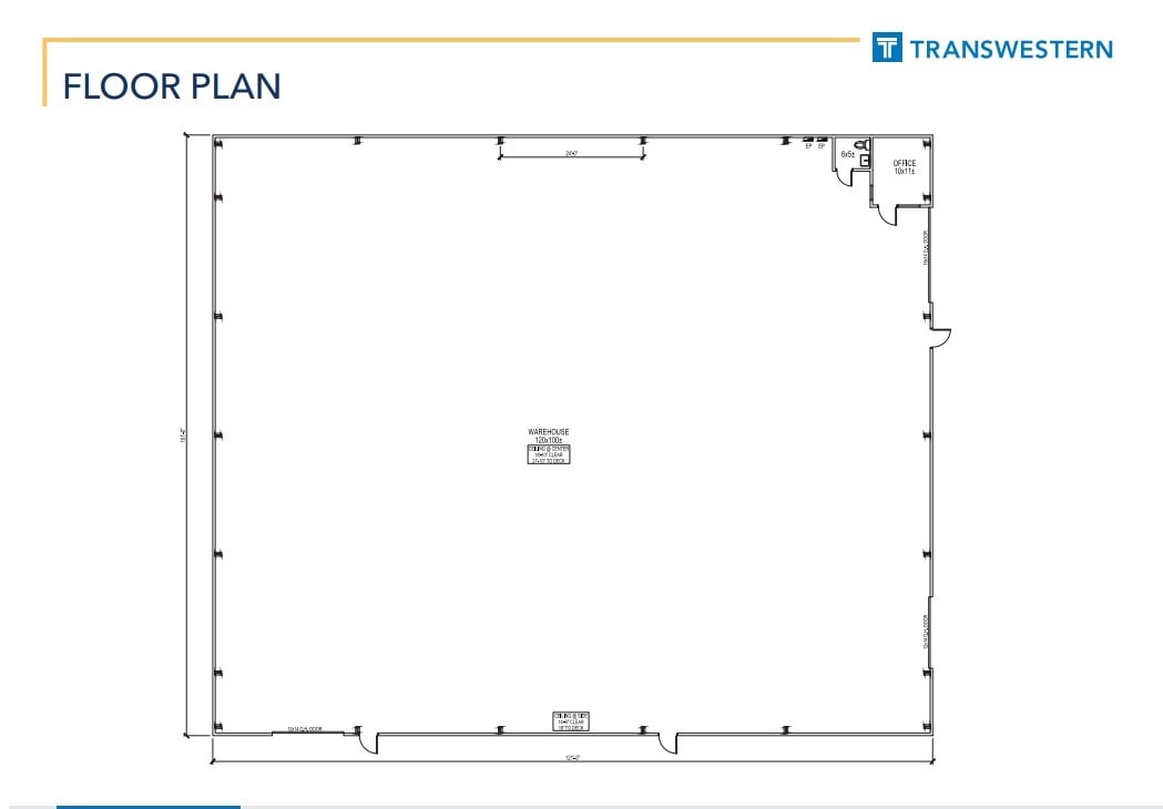 828 W Broadway Ave, Fort Worth, TX à louer Plan d’étage– Image 1 sur 5