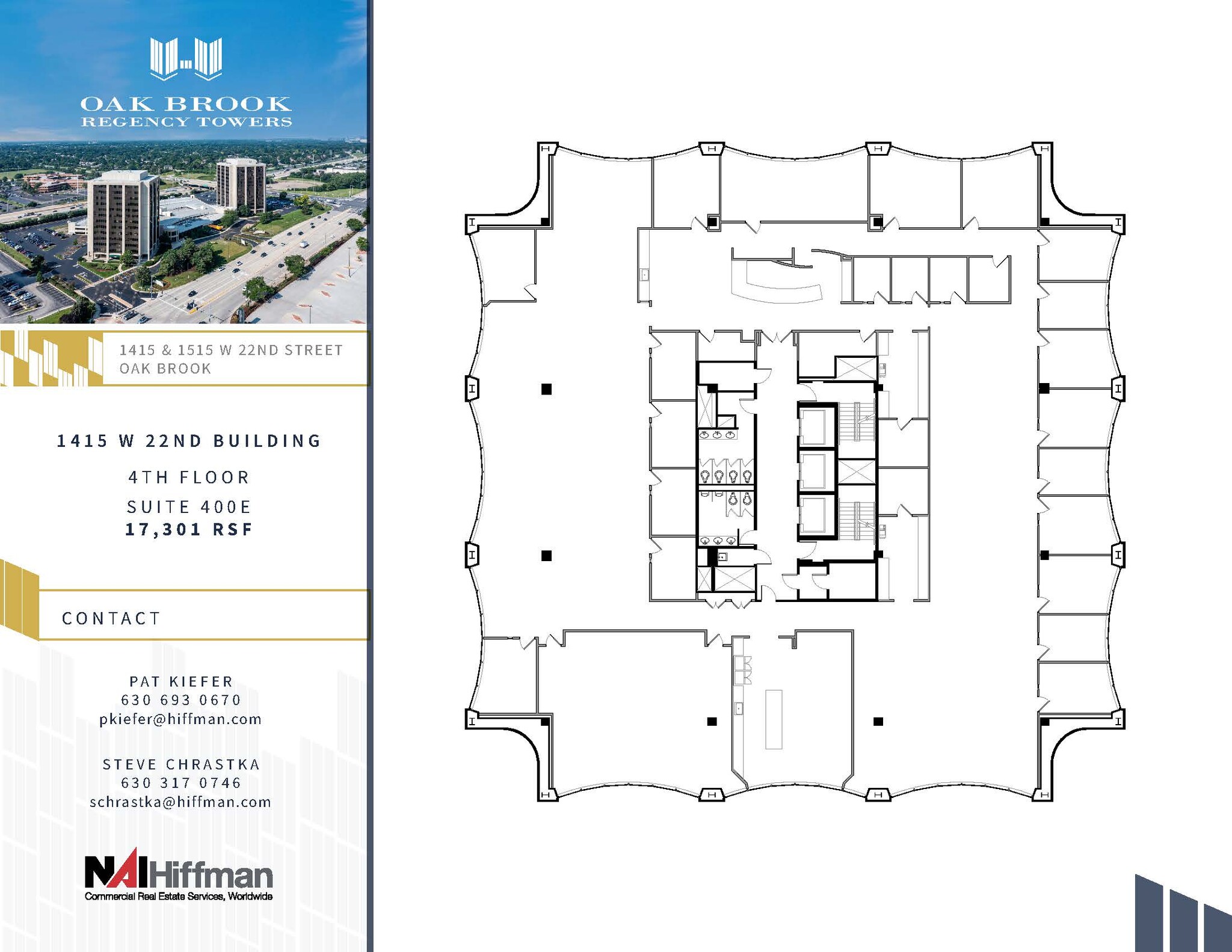1415 W 22nd St, Oak Brook, IL à louer Plan d’étage– Image 1 sur 1