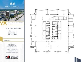 1415 W 22nd St, Oak Brook, IL à louer Plan d’étage– Image 1 sur 1