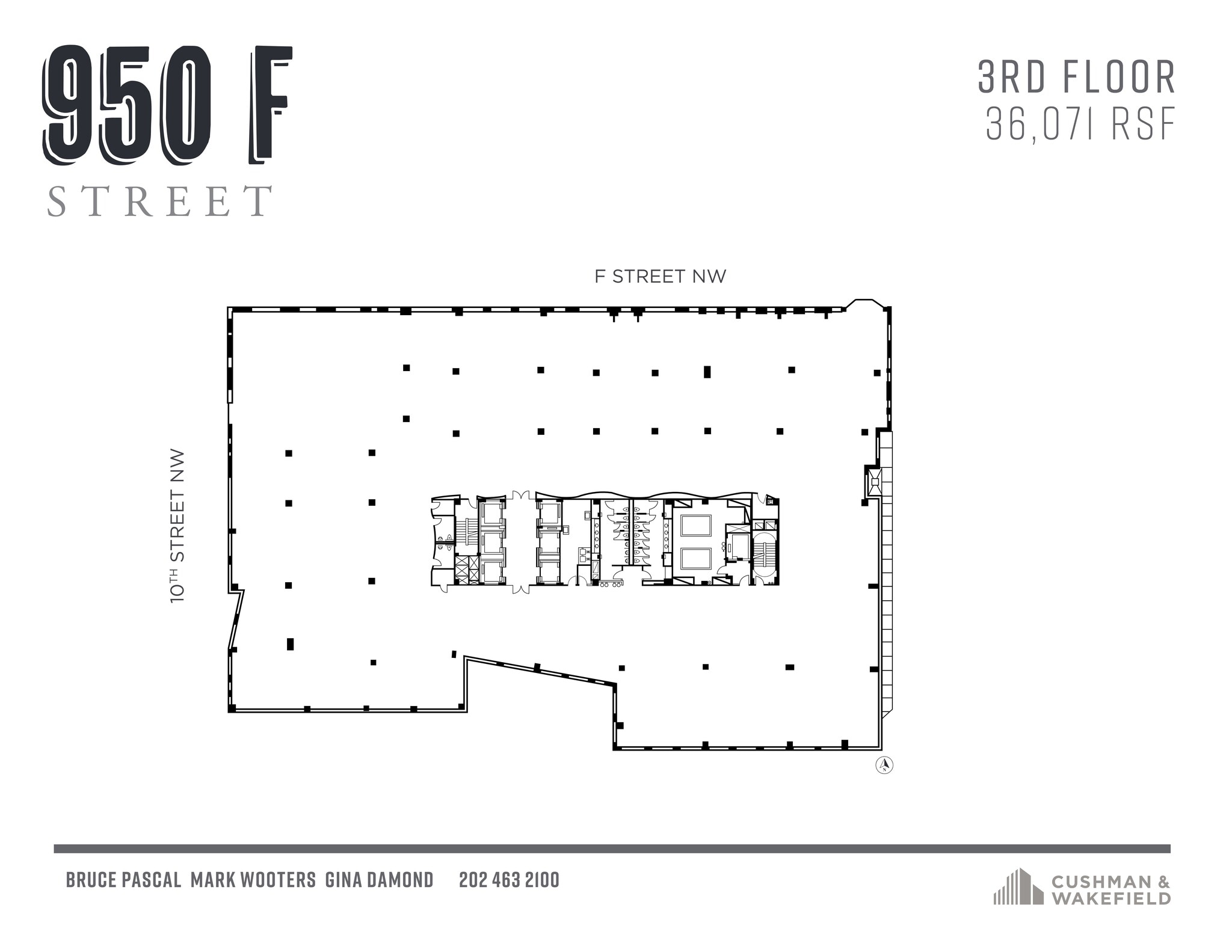 950 F St NW, Washington, DC à louer Plan de site– Image 1 sur 2
