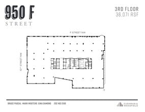 950 F St NW, Washington, DC à louer Plan de site– Image 1 sur 2