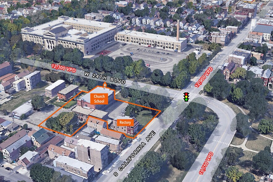 2422 S California Ave & 2825 W 24th Blvd, Chicago, IL à vendre - Photo de l’immeuble – Image 1 sur 1
