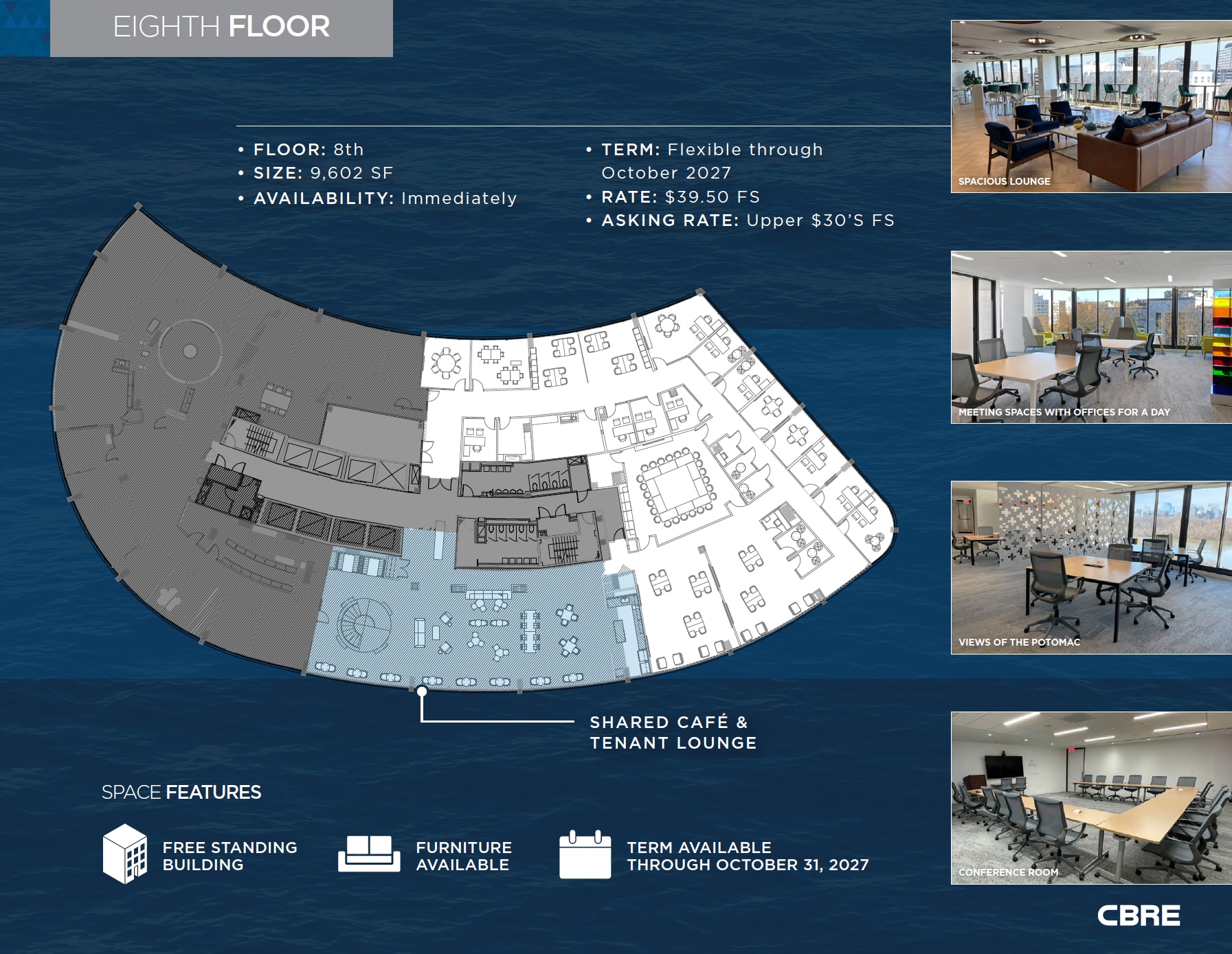600 New Hampshire Ave NW, Washington, DC à louer Plan d’étage– Image 1 sur 5