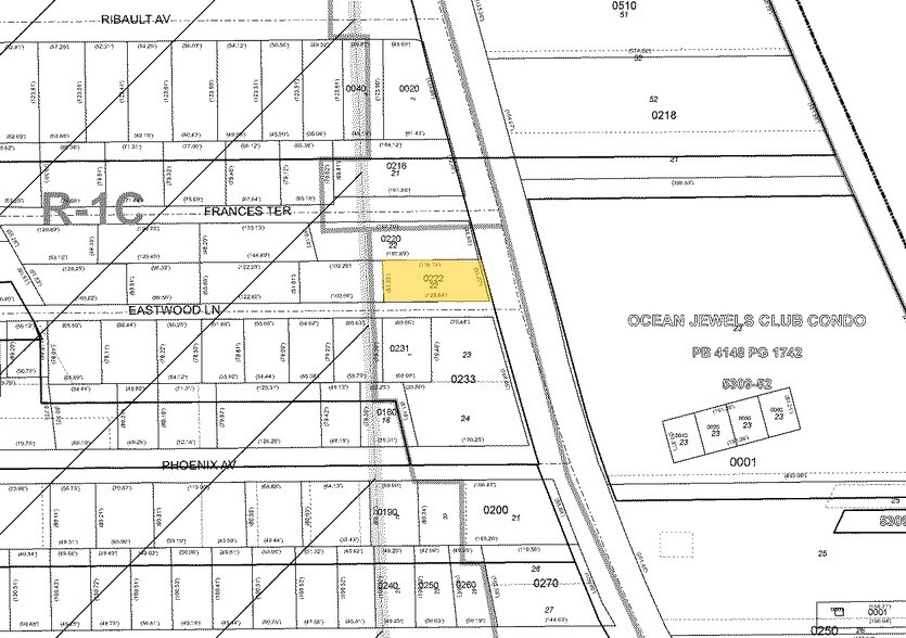 922 S Atlantic Ave, Daytona Beach, FL à vendre - Plan cadastral – Image 2 sur 5