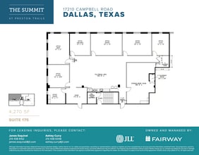 17101 Preston Rd, Dallas, TX à louer Plan d’étage– Image 1 sur 1